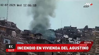 ¡Último minuto! Incendio de gran magnitud cerca de colegio en El Agustino