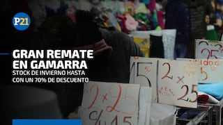 Gran liquidación en Gamarra: descuentos de hasta un 70% de descuento en stock de invierno según empresarios