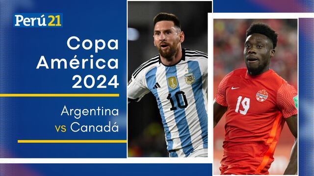 Argentina vs Canadá EN VIVO: Link, fecha, hora, canal del partido de la Copa América 2024