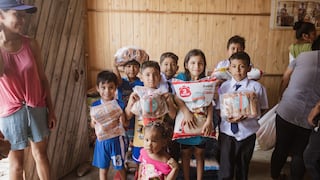 Save the Children y Banco de Alimentos Perú entregan 11 toneladas de alimentos a zonas afectadas por lluvias