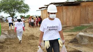 Familias afectadas por las lluvias en Piura y La Libertad reciben ayuda de la Fundación Romero