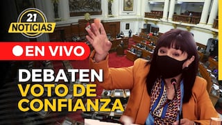 Congreso debate voto de confianza al gabinete de Mirtha Vásquez