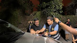 Geiner Alvarado fue capturado en auto de exalcaldesa de Huarochirí