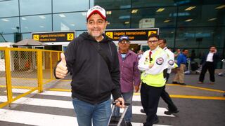Claudio Vivas llegó a Lima para dirigir a Sporting Cristal [FOTOS]