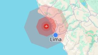 Reportan en Lima sismo de magnitud 4.4 