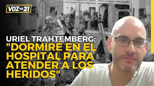 Uriel Trahtemberg: “Voy a dormir en el hospital para seguir atendiendo a los heridos en Israel”