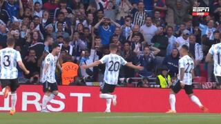 Messi se lució con jugada: golazo de Lautaro para el 1-0 de Argentina vs. Italia [VIDEO]
