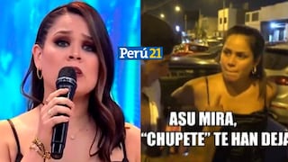 Así reaccionó Andrea San Martín cuando reportero descubrió su ‘chupetón’ en el cuello [VIDEO]
