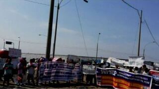 Callao: reportan bloqueo en cruce de óvalo 200 Millas con Av. Faucett por protesta