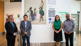 Biblioteca Nacional del Perú presenta intervención visual en el aeropuerto Jorge Chávez