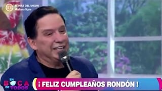 Ricardo Rondón llora tras saludo de cumpleaños de sus padres e hijo | VIDEO