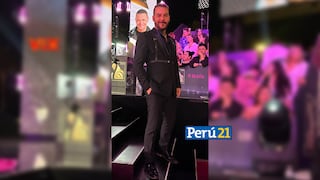¡Arriba Perú! Adolfo Aguilar fue el invitado especial en Premios Lo Nuestro 2023