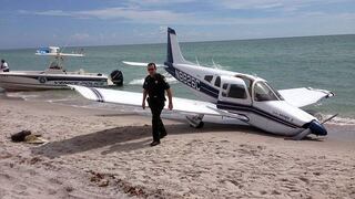 EEUU: Una avioneta se estrella en una playa y mata a un hombre