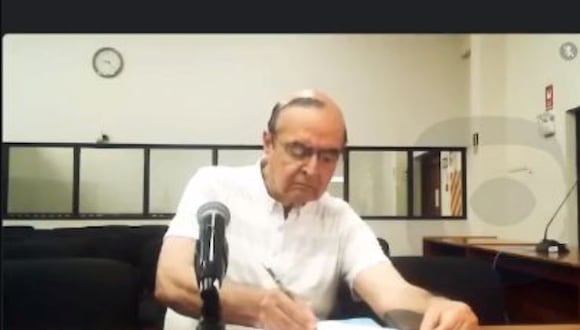 Vladimiro Montesinos fue absuelto del caso Leonor La Rosa. (Foto: Captura de video)