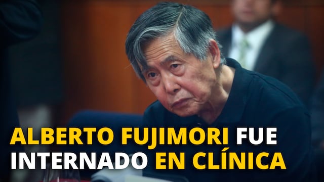 Alberto Fujimori fue internado en una clínica por problemas estomacales