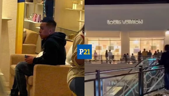 Christian Cueva y su esposa Pamela López fueron captados haciendo compras en la tienda Louis Vuitton. (Foto: Instarándula)