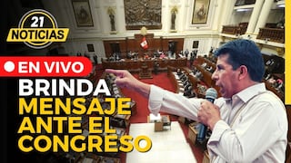 Pedro Castillo brinda mensaje en el Congreso