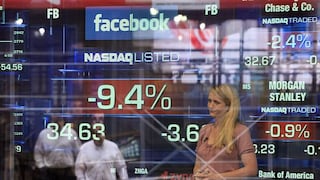 Acciones de Facebook se desploman a un nuevo mínimo