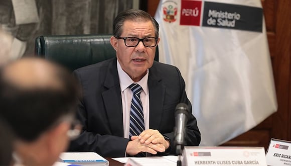 Herbert Cuba, asesor del Ministerio de Salud. (Foto: Difusión).