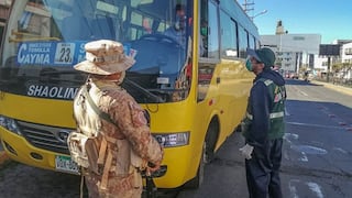 Arequipa: 30 inspectores municipales de transporte dan positivo a COVID-19 