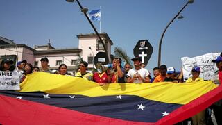 Venezolanos protestan en la alameda 28 de julio por elecciones presidenciales en su país [VIDEO]
