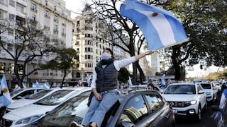 Argentina: nueva marcha opositora en contra de las medidas sanitarias para frenar la pandemia