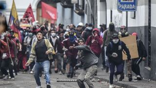Violentos enfrentamientos en Quito entre grupo de manifestantes y fuerzas de seguridad | FOTOS