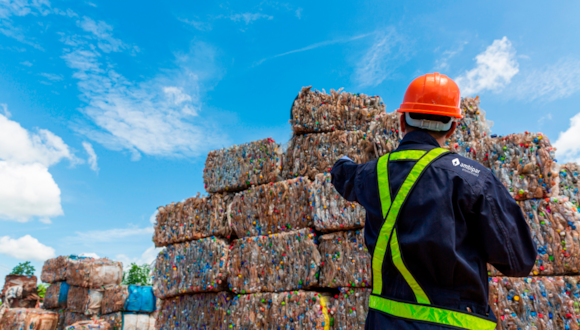 Ambipar recibe un promedio de 500 toneladas de residuos aprovechables al mes. (Foto: Ambipar)