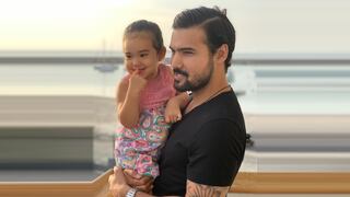 Ezio Oliva y la emotiva despedida de su hija Antonia antes de partir a México [VIDEO]
