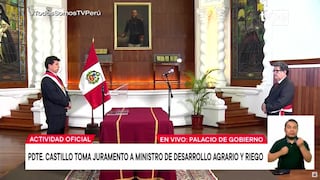 Andrés Alencastre juró como nuevo ministro de Agricultura