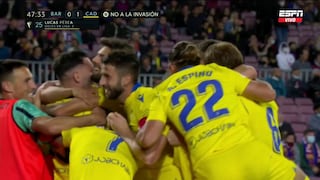 Barcelona vs. Cádiz: Lucas Pérez y otro duro golpe en el Camp Nou para el 1-0 en LaLiga [VIDEO]