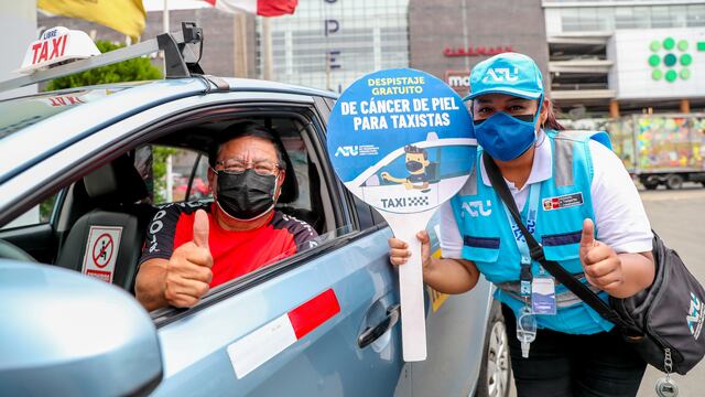 Promueven campaña gratuita de despistaje de cáncer de piel para taxistas