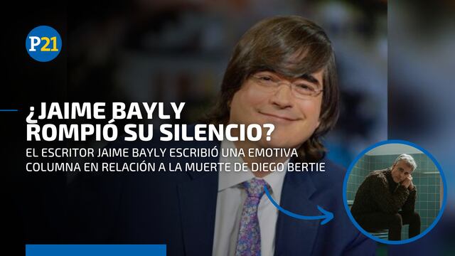 Jaime Bayly y su mensaje tras el fallecimiento de Diego Bertie
