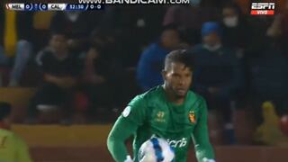 Carlos Caceda tuvo un mano a mano con Velasco y evitó el gol de Deportivo Cali sobre Melgar [VIDEO]