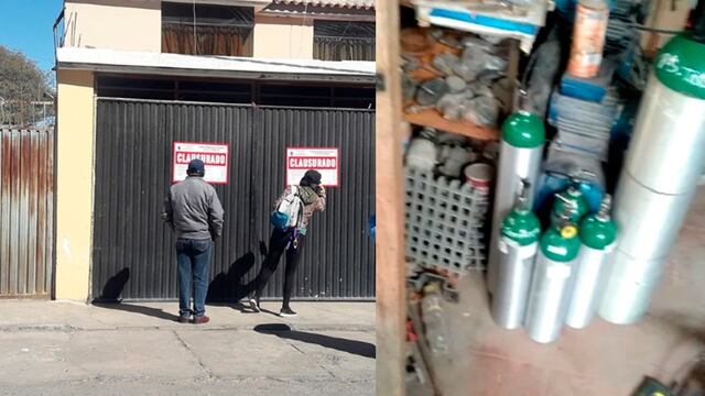 Arequipa: Allanan taller clandestino donde retocaban y vendían balones de oxígeno 