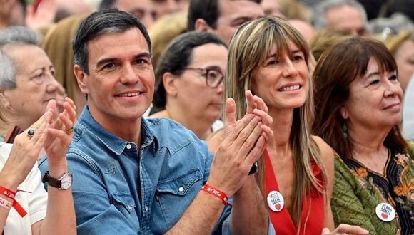 Begoña Gómez, esposa del presidente del Gobierno de España, Pedro Sánchez, es investigada por presunta corrupción. (Foto de JAVIER SORIANO / AFP)
