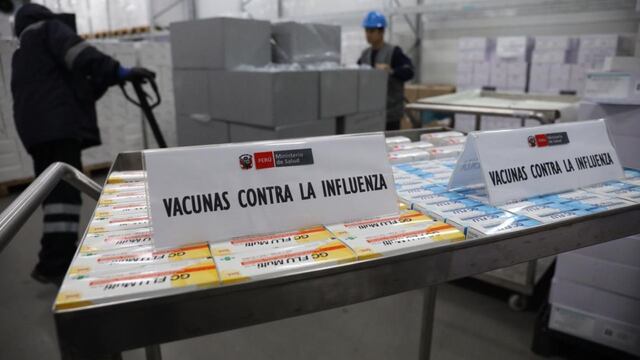 Minsa distribuye más de 2 millones de vacunas contra la influenza como protección ante friaje y heladas