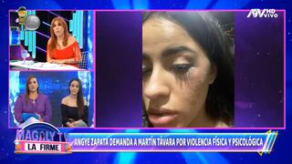 Martín Távara: Angye Zapata formalizó denuncia en el PJ contra el futbolista y presenta nueva prueba de agresión | VIDEO