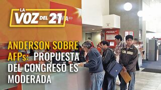 Economista Carlos Anderson afirma que propuesta del Congreso es moderada