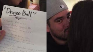 Facebook: Joven le recita un poema a su novia… pero en realidad era una canción de 'Dragon Ball' [VIDEO]
