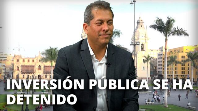 Marcel Ramirez: Inversión pública se ha detenido