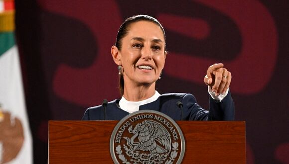 La presidenta electa de México, Claudia Sheinbaum, presenta primera parte de su gabiente. (Foto de Alfredo ESTRELLA / AFP)