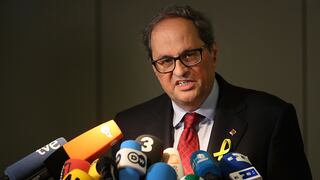 Líder catalán busca dialogar con Pedro Sánchez sobre independencia