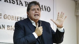 Alan García: “Diálogo promovido por el Gobierno es una cortina de humo”