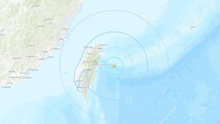 Sismo de magnitud 5,7 sacudió la costa oriental de Taiwán
