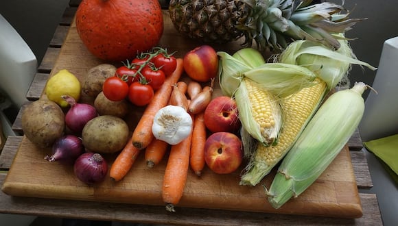 Frutas y verduras. (Foto: Pixabay)