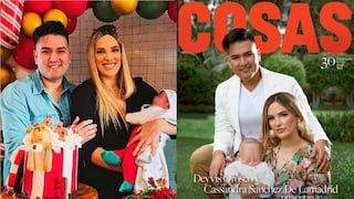 Deyvis Orosco y Cassandra Sánchez de Lamadrid develan el rostro de su hijo Milan | VIDEO