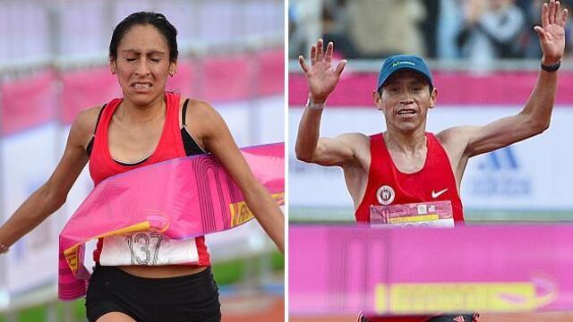 Gladys Tejeda y Raúl Pacheco logran primer puesto en Maratón de México