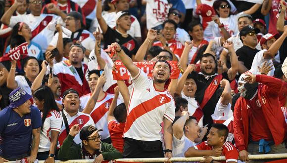 La hinchada de la Selección Peruana.