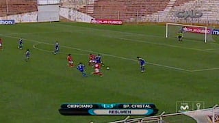 Torneo Apertura 2014: Sporting Cristal y Cienciano empataron 1-1 en Cusco